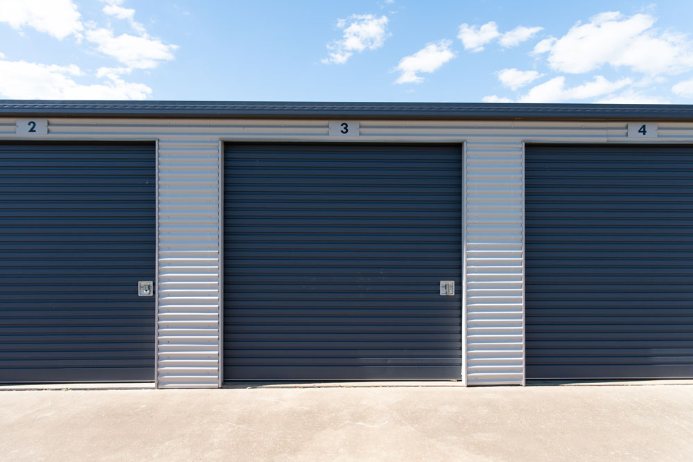 Blue Storage Units